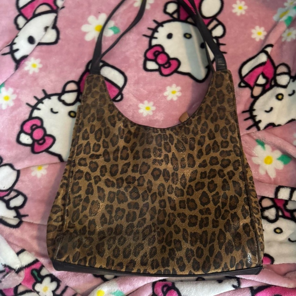 Leopard Print Shoulder Bag